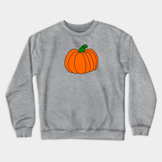 Pumpkin Crewneck Sweatshirt by traditionation